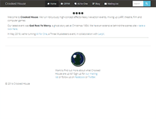 Tablet Screenshot of crookedhouse.org